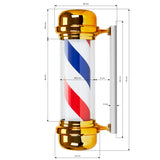 Illuminated plafond barber shop BB-02 gold large - BVShop
