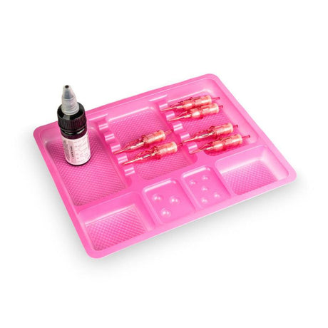 Kwadron Disposable Plastic Instrument Tray Black and Pink 100pcs - BVShop