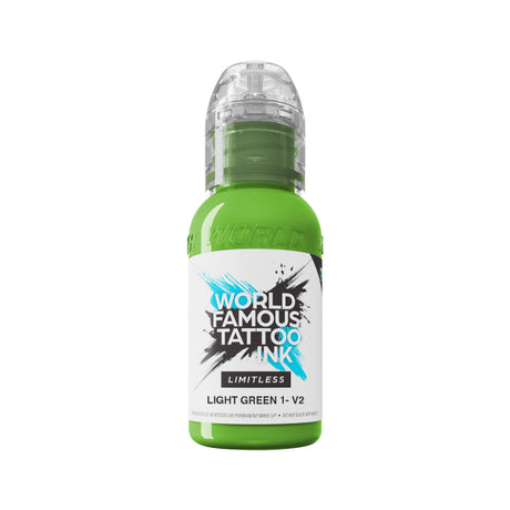 World Famous Limitless Tattoo Ink Verde Chiaro 1 v2 (30 ml)