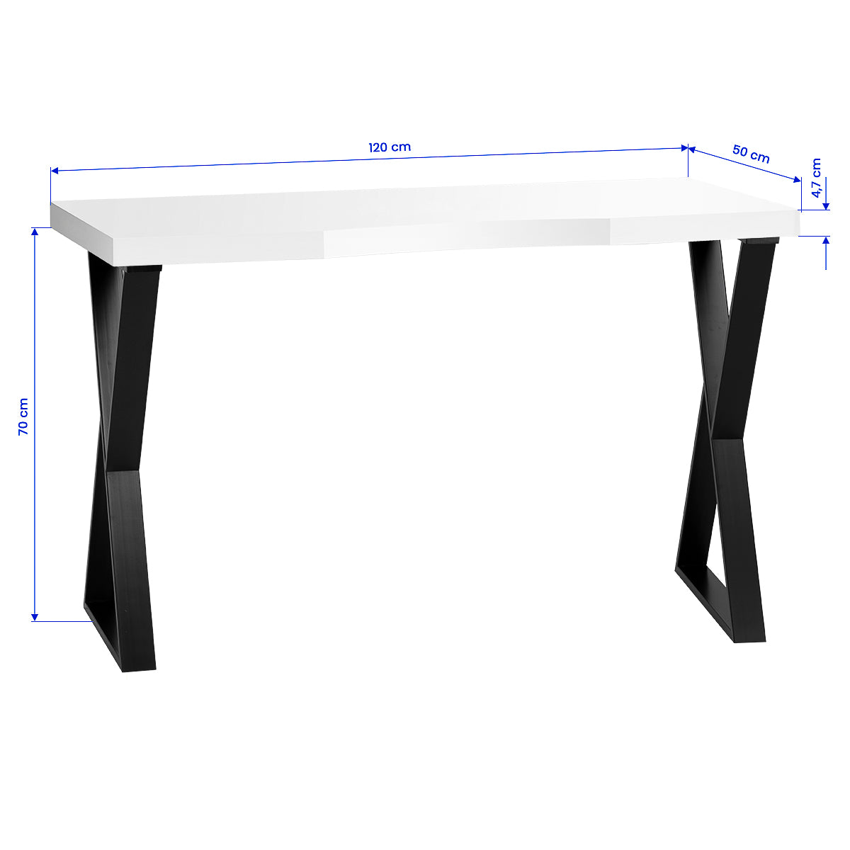 Momo 04-BL Cosmetic Desk - BVShop