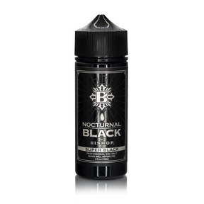 Nocturnal By Bishop Super Black 118ml — flacone su sfondo bianco
