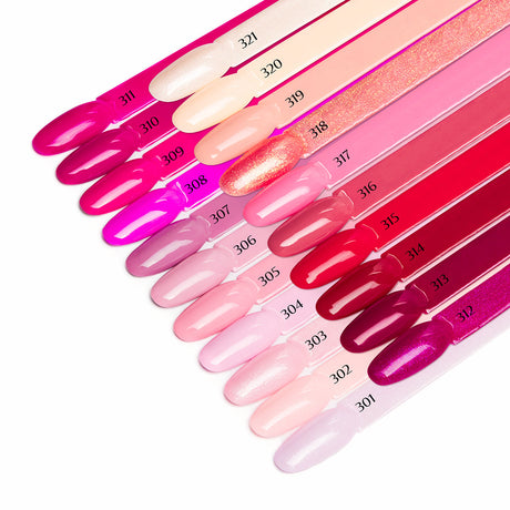 OCHO NAILS Hybrid nail polish pink 301 -5 g - BVShop