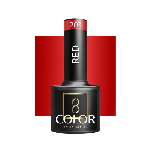 OCHO NAILS Hybrid nail polish red 203 -5 g - BVShop