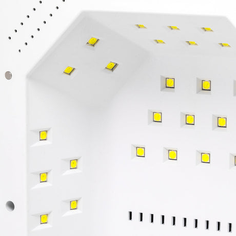 OCHO NAILS LED UV lamp X22 72W wireless white with mirrored bottom - BVShop