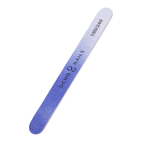 Ocho Nails straight file 180/240 10 pcs colour - BVShop