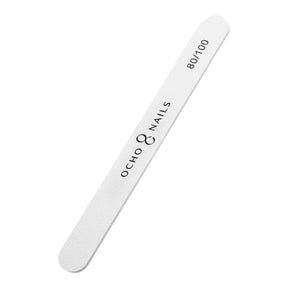 Ocho Nails straight file 80/100 10 pcs. - BVShop