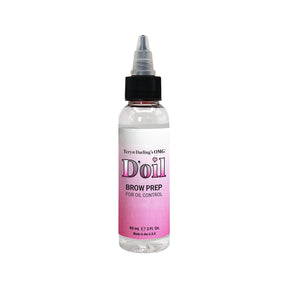 OMG D'oil Pre-Procedure Brow Prep 60ml bottle with twist nozzle applicator