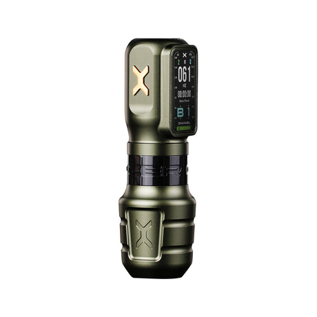 Ozer X Channel Wireless Tattoo Machine Green - BVShop