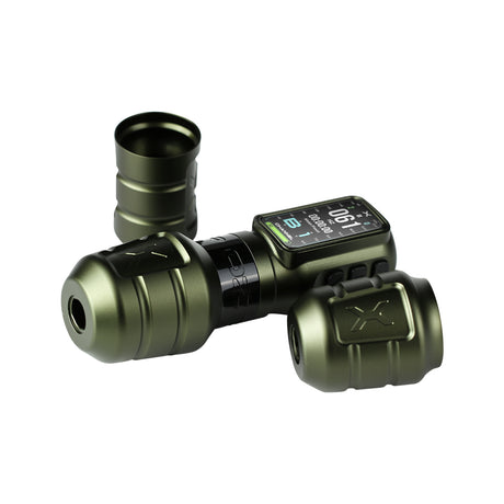Ozer X Channel Wireless Tattoo Machine Green - BVShop