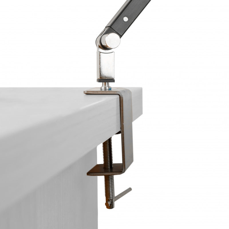 Foldable portable desk lamp by BVShop with adjustable arm and bright LED light, ideal for work or study spaces.