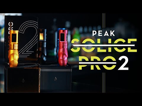 Peak Solice Pro V2 Macchina Wireless per Tatuaggi e PMU Blu Opaco