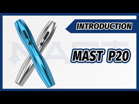 Macchina per tatuaggi wireless Mast P20 argento