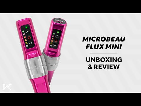 Microbeau Flux Mini Bubblegum con PowerBolt Mini Macchina per Tatuaggi e PMU