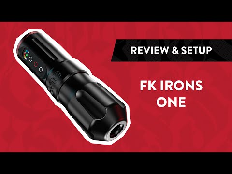 Macchina Per Tatuaggi Wireless FK Irons ONE Charcoal/Ruby