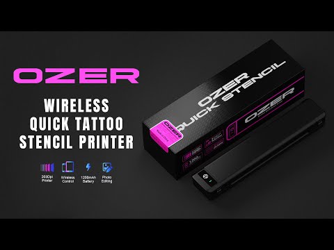 OZER Stampante Wireless Rapida per Stencil di Tatuaggi
