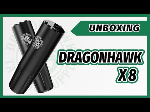 Penna per tatuaggi wireless Mast Dragonhawk X8 nera