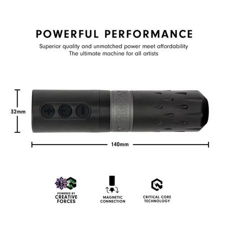 Prime X Critical Tattoo Wireless Machine Pen Full Set - BVShop