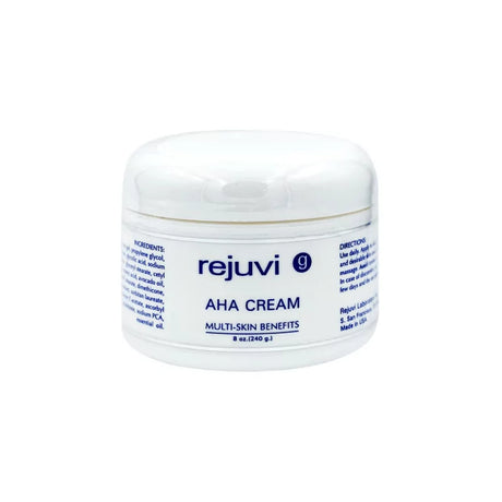 Rejuvi G AHA Cream 240g jar exfoliating AHA face cream