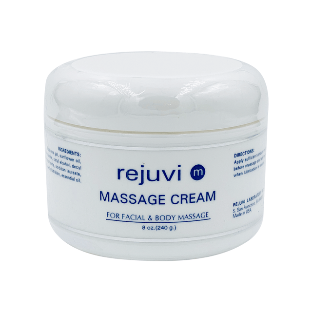 Rejuvi M Massage Cream 240g jar for facial and body massage