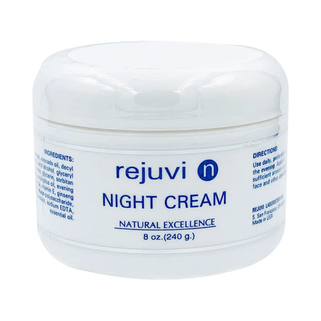 Rejuvi n Crema Notte Viso 240g – Vasetto, etichetta anteriore