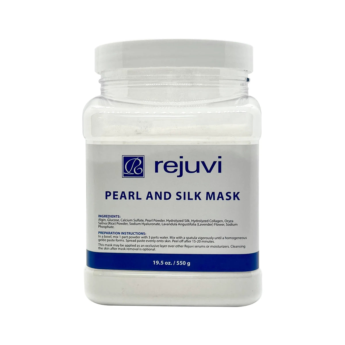 Rejuvi Maschera Perla E Seta 550g, Contenitore di polvere