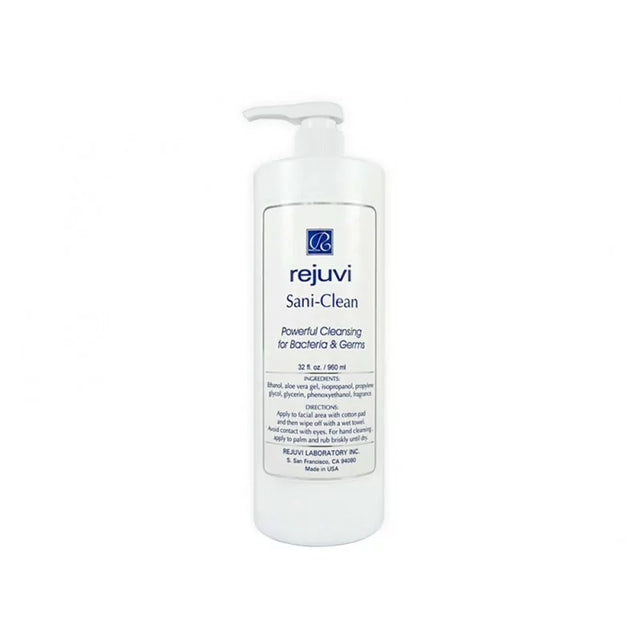 Rejuvi Sani-Clean Detergente Pelle 960ml, Flacone con pompa