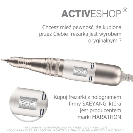 Saeyang Marathon 3 Champion Nail Drill Machine White + H200 - BVShop