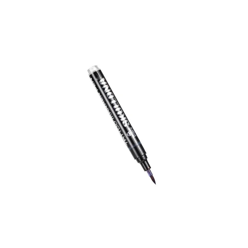Blue AVA SKULL DNA Tattoo Marker Pen with precision tip for detailed body art and tattoo design drawing.