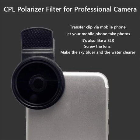 Obiettivo per fotocamera Tattoo Smartphone 37mm CPL