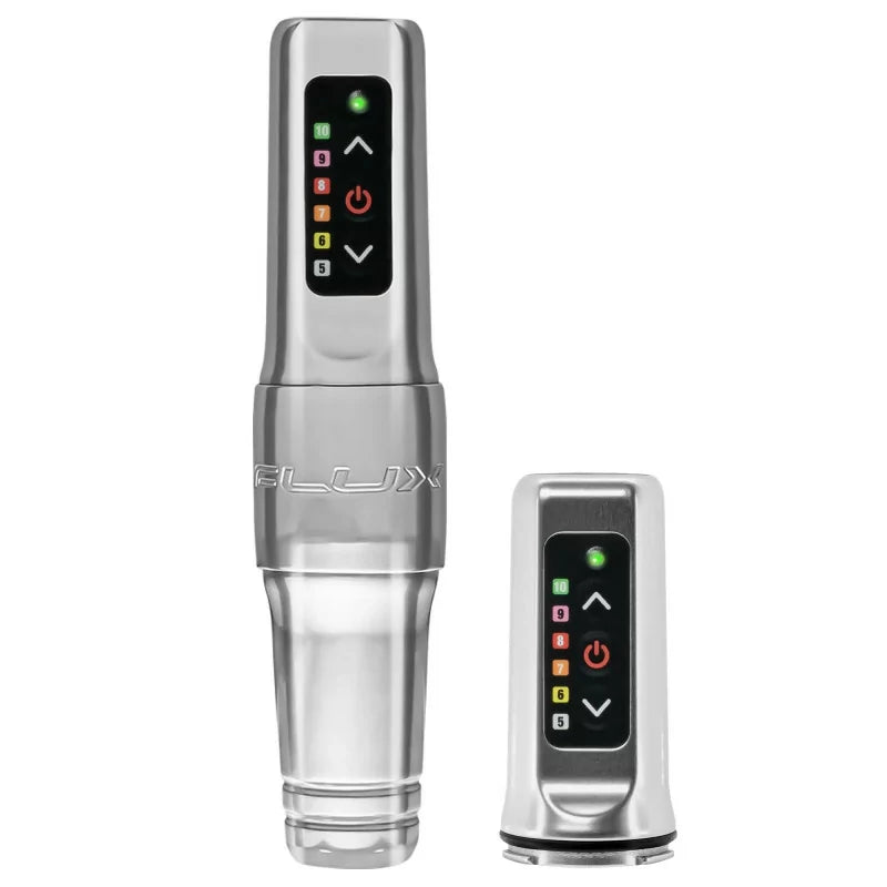 Spektra Flux Mini Argento con Power Bolt Macchina per Tatuaggi e PMU