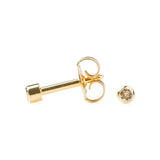 Orecchino Studex April Crystal con Bordo