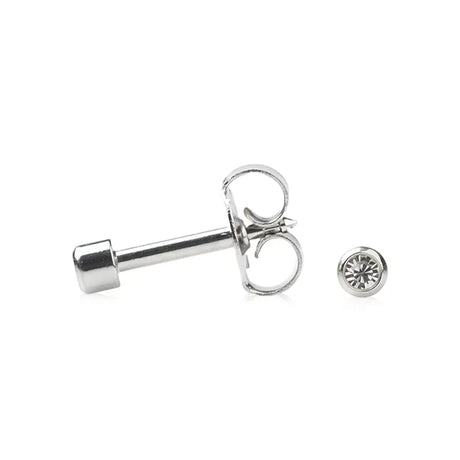 Orecchino Studex April Crystal con Bordo