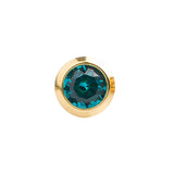 Orecchino Studex Blue Zircon Dicembre