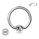 Anello Gioiello a Pressione in Titanio