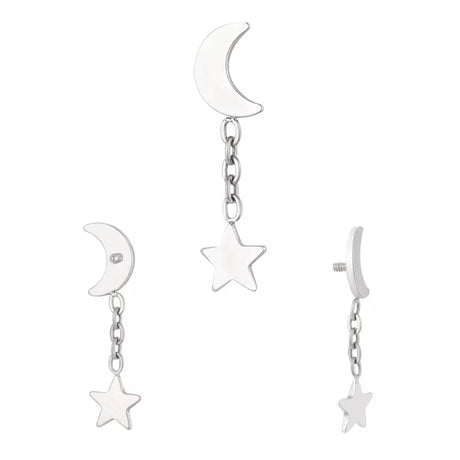 Anello in titanio Moonstar