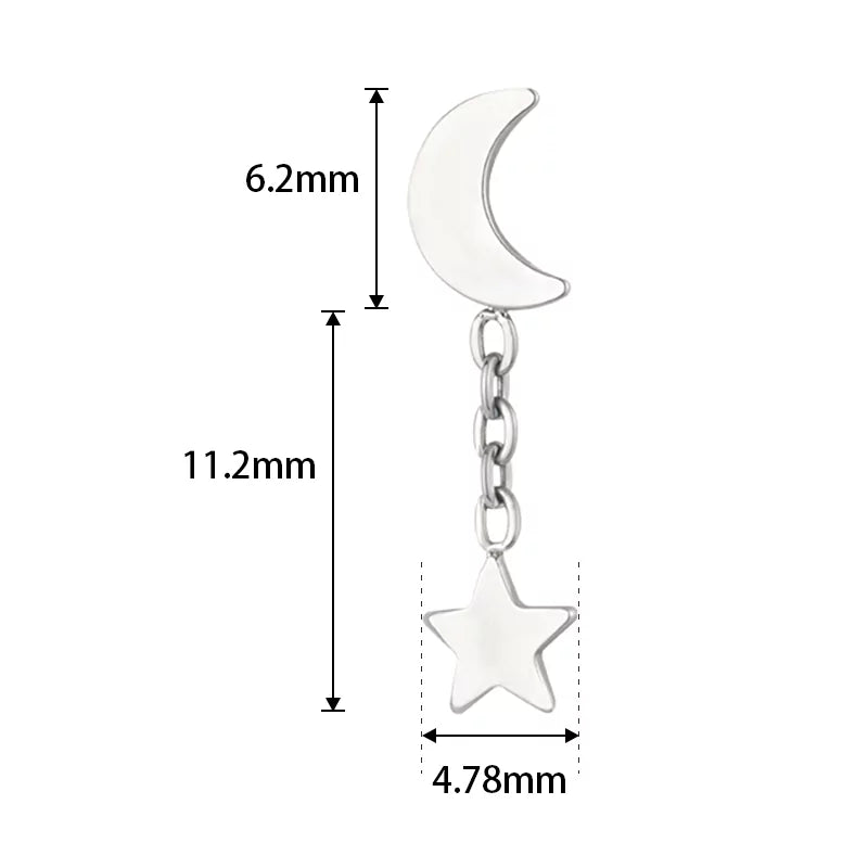 Anello in titanio Moonstar