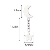 Anello in titanio Moonstar