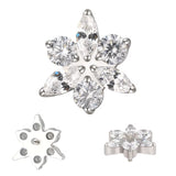 Anello in titanio Stella Fiore