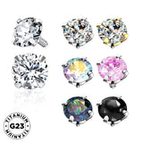 Punte per Anello in Titanio con Bordo in Zirconia