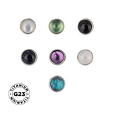 Punte in titanio con semi cornice