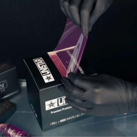 Unistar Self Adhesive Protective Film Pink 10x15cm/1000pcs Roll - BVShop