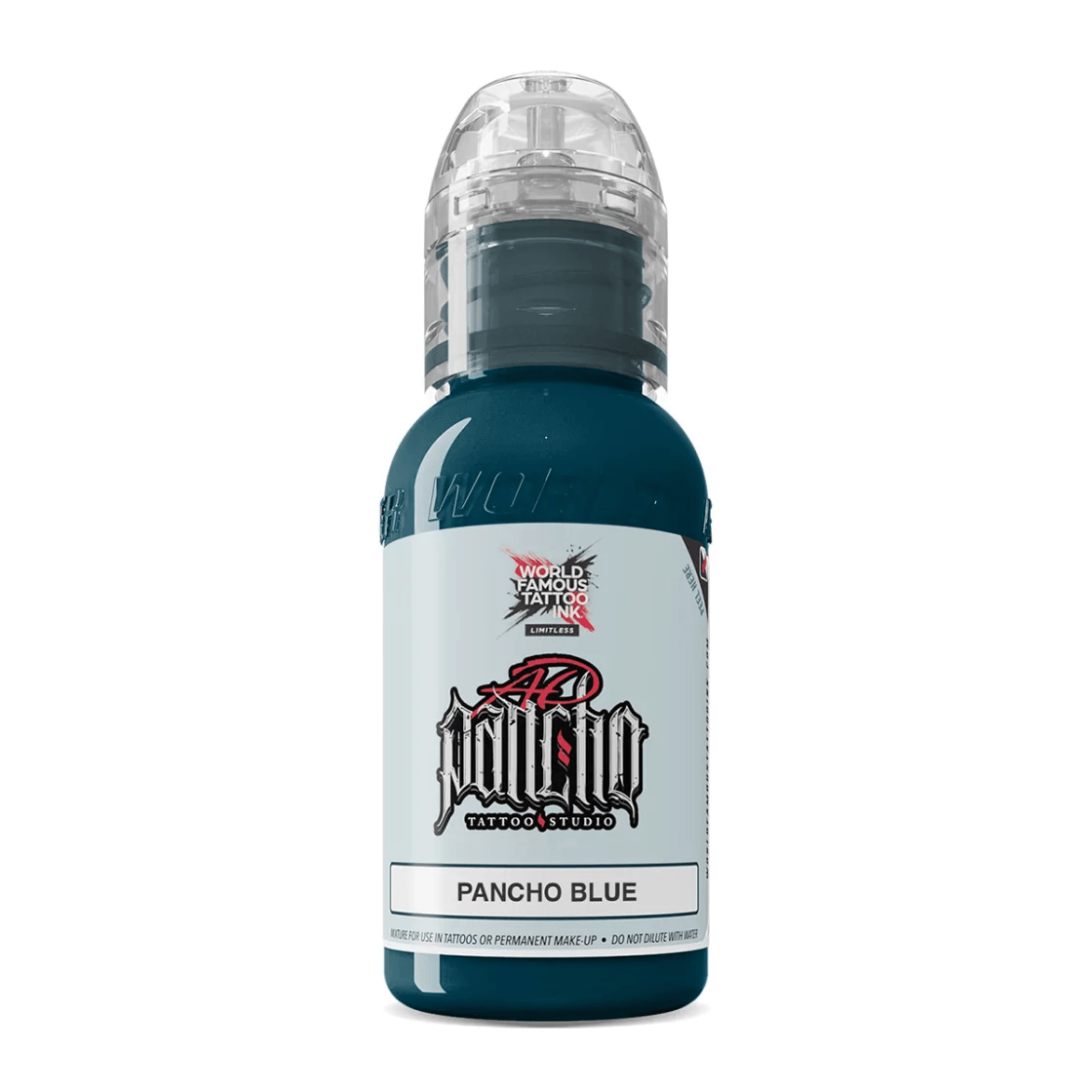 Inchiostro per tatuaggi famoso in tutto il mondo AD Pancho Blue (30ml)