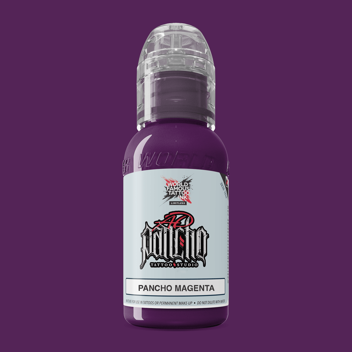 Inchiostro per tatuaggi famoso in tutto il mondo AD Pancho Magenta (30ml)