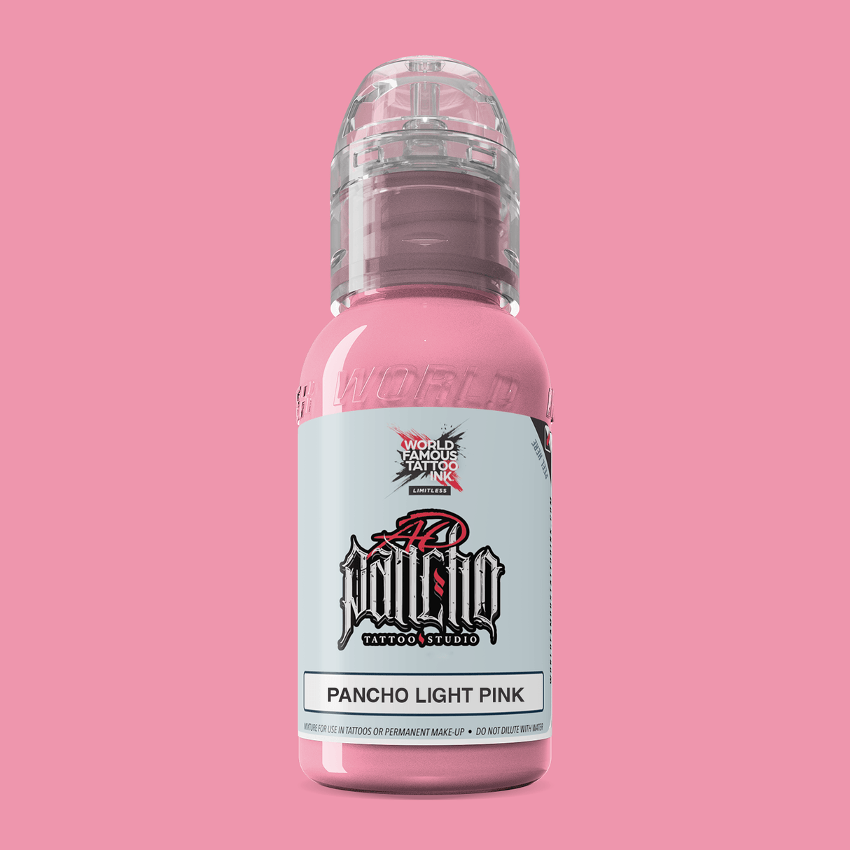 Inchiostro per tatuaggi famoso in tutto il mondo AD Pancho Rosa Chiaro (30ml)