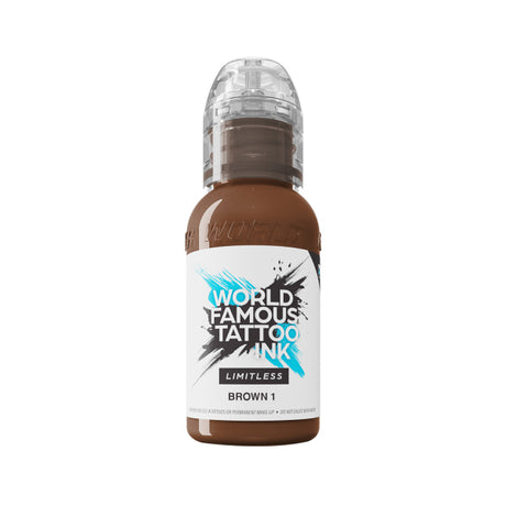 Inchiostro per tatuaggi marrone World Famous Limitless 1 (30 ml)