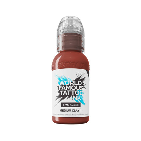Inchiostro per tatuaggi Medium Clay 1 (30 ml) di fama mondiale Limitless