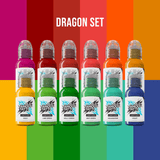 Set di pigmenti Dragon per inchiostro per tatuaggi famosi in tutto il mondo (12x30ml)