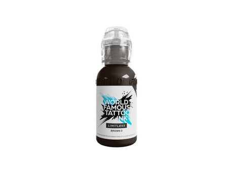 Inchiostro per tatuaggi marrone World Famous Limitless 3 (30 ml)