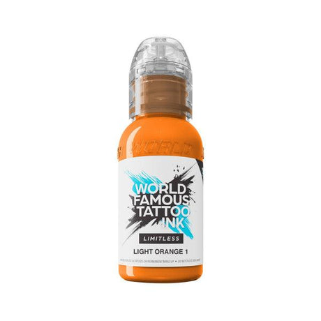 World Famous Limitless Tattoo Ink Light Orange 1 30ml - BVShop
