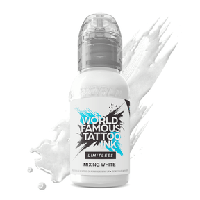World Famous Limitless Tattoo Ink Mixing White 30ml - BVShop